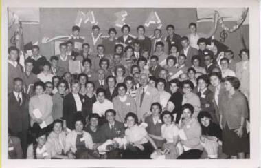 Participants at a seminar delivered by Alekos Galanos among them Tad Lansdale and Theodoros Litsas