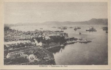 Port of the city of Corfu