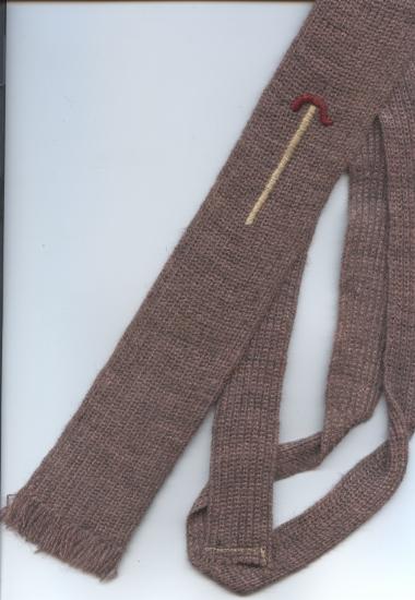 Necktie, donated by Peter Morgan, Nov. 1994