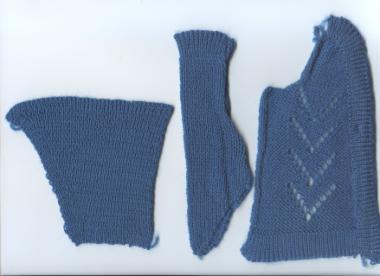 Samples of knitting