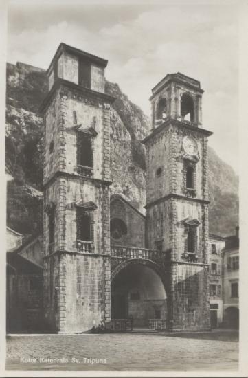 Kotor Cathedral of St. Tryphon, Montenegro, 1929