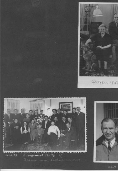 Scrapbook memorial photos of Charles Lucius House, 21