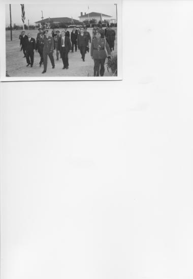 King Constantine as he arrives at the AFS, 1964