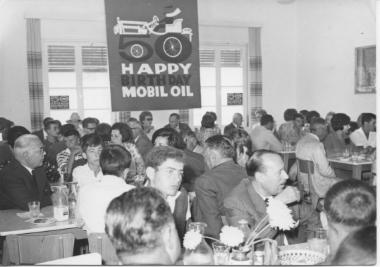 Celebration of 50 years of Mobil Oil Operations in the AFS dinning hall