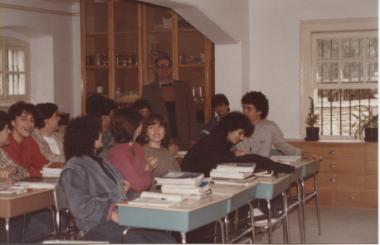 Μαθητές στην τάξη,1985