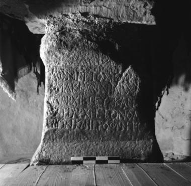 ΕΑΜ 038: Honorific inscription for Domitius Eurydikos, macedoniarch and high-priest of the Macedonian koinon