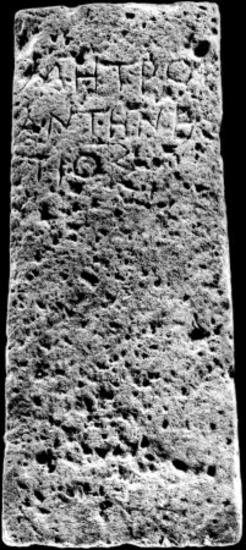 IThrAeg E114: Επιτύμβιο της Μητροφάντης, θυγατρός του Νέστιος