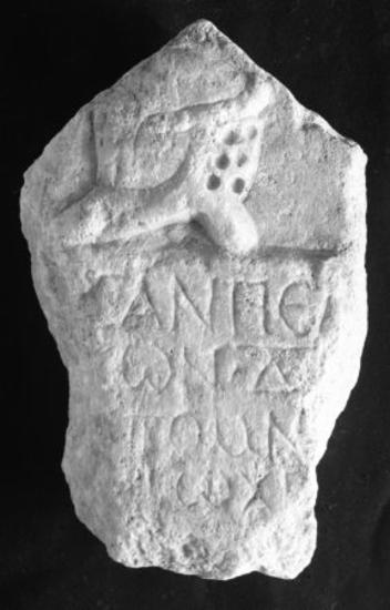 Achaïe II 164: Epitaph of the gladiator (?) Chrysampelos