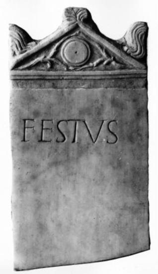 Achaïe II 083: Epitaph of Festus