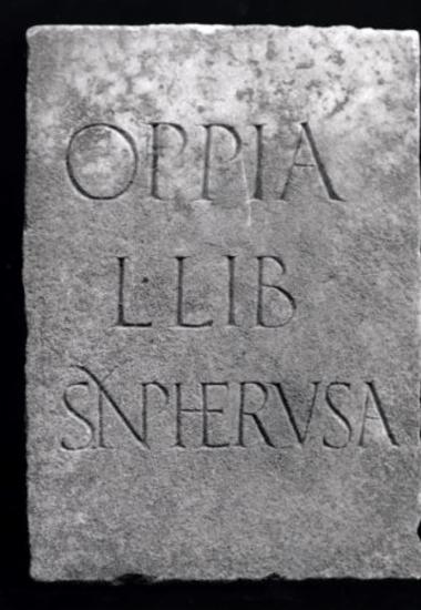 Achaïe II 089: Epitaph of Oppia Synpherusa