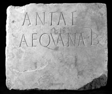 Achaïe II 118: Epitaph of Antas
