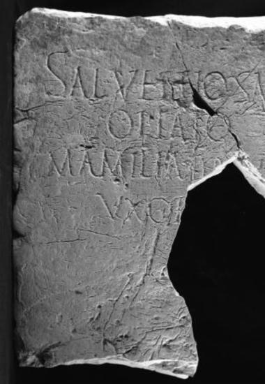 Achaïe II 123: Epitaph of Salvius Vettius Optatus