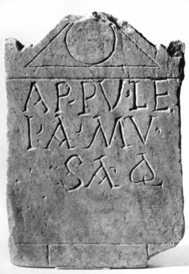 Achaïe II 086: Epitaph of Appuleia Musa