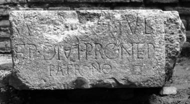 Achaïe II 021: Honorific inscription for Germanicus son of Tiverius, patron of the city