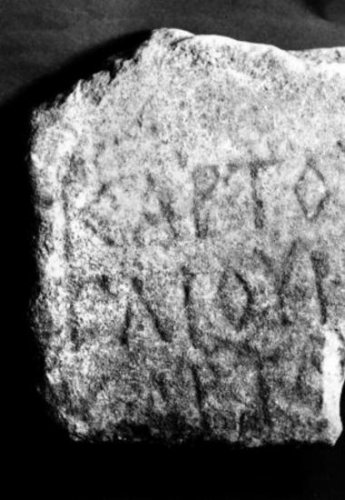 IThrAeg E295: Epitaph of Kartous son of Gaios