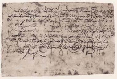 Orismos (order) of Michael VIII Palaiologos