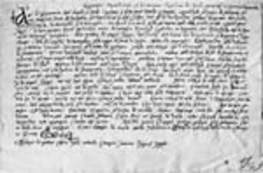 Πρακτικό των απογραφέων Λήμνου Φωκά Σεβαστόπουλου και Iωάννη Πρίγκιπα του Xειλά για την παραχώρηση εδαφών στο μετόχι της μονής Παντοκράτορος στο Άνω Xωρίο Λήμνου