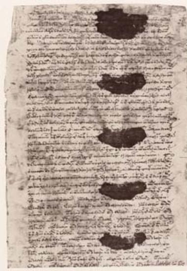 Sigillion letter of restoration by the apographeus Leo Eskammatismenos