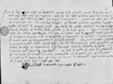 Letter from Theofilos, epitropos of the metropolitan of Tornovo, concerning almsgiving in favor of Hilandar