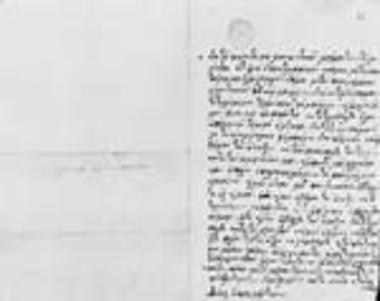 Letter from the master builder Kostas and his companions concerning the construction of the fortification wall in the monastery in Baia