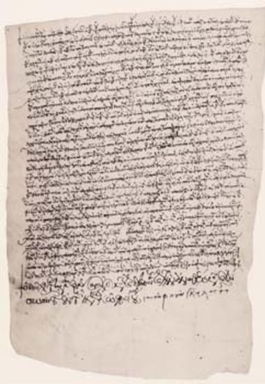 Forged sigillion letter of Joseph Pagalos
