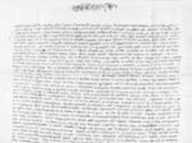 Letter of absolution from the patriarch Athanasios I