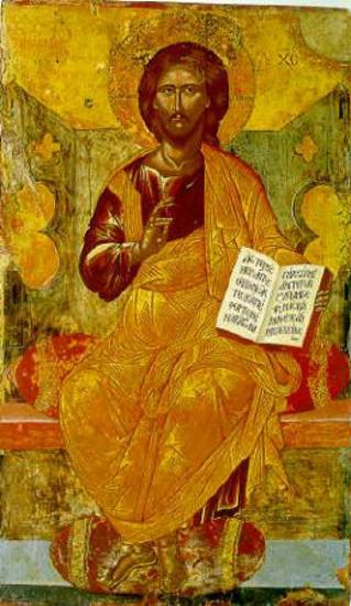 Christ Pantokrator, enthroned