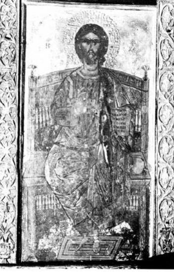 Christ Pantokrator  enthroned
