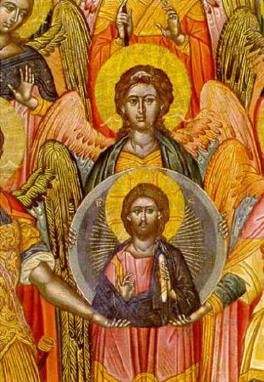 The synaxis of the Bodyless (detail)
