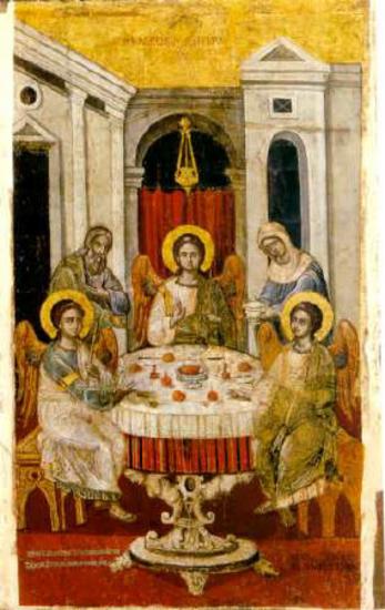 The Hospitality of Abraham (parapet)