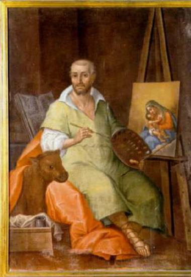 Luke the Evangelist painting the Virgin