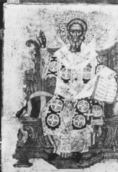 St Jacob adelfotheos enthroned