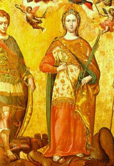 Sts Sergius, Vacchus and Justina (St Justina)