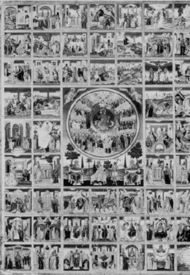 Χριστολογικές και Θεομητορικές σκηνές, Άγιοι Πάντες και 24 οίκοι του Ακαθίστου