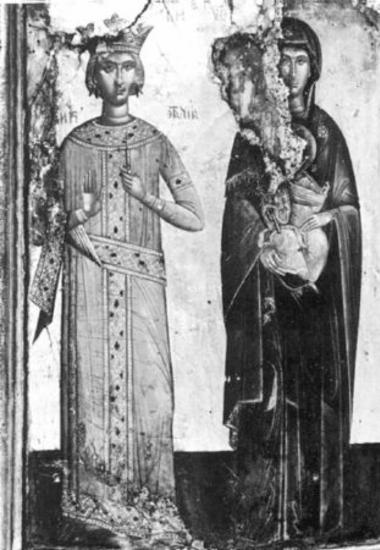 Θεοτόκος και αγία Αικατερίνα