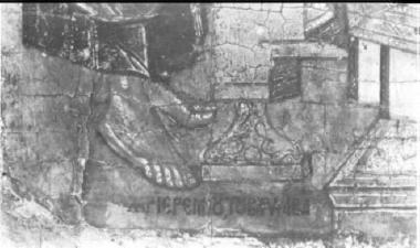 Deesis with Christ, Sts John the Forerunner and Anthony