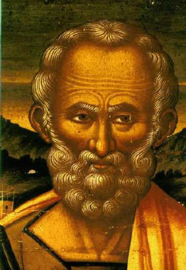 Sts Peter, Francis, Dominikos (detail)