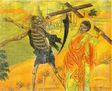 Sts Spyridon, Dionysios, Gerasimos and Paraskevi (detail)