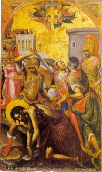The Beheading of St John the Forerunner
