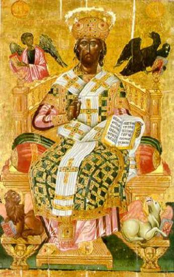 Christ the High Priest enthroned