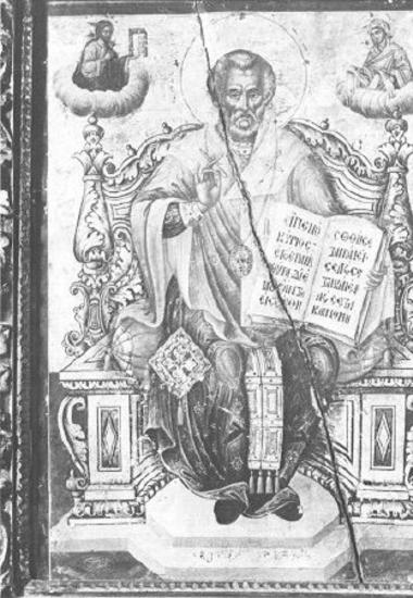 St Nicholas enthroned