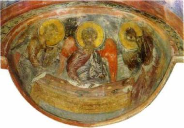 The Hospitality of Abraham (Diakonikon)