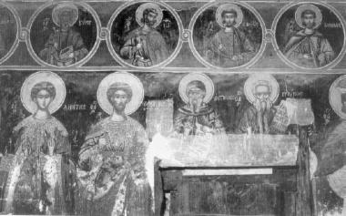 Άγιοι στο νότιο τοίχο