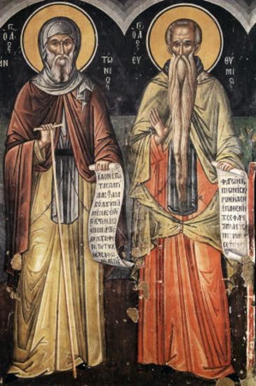 St Anthony and Euthymios