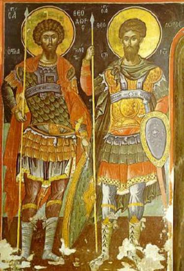 St Theodore Stratilatis and St Theodore the Teron