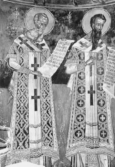 St Gregory the Theologian and St Basil