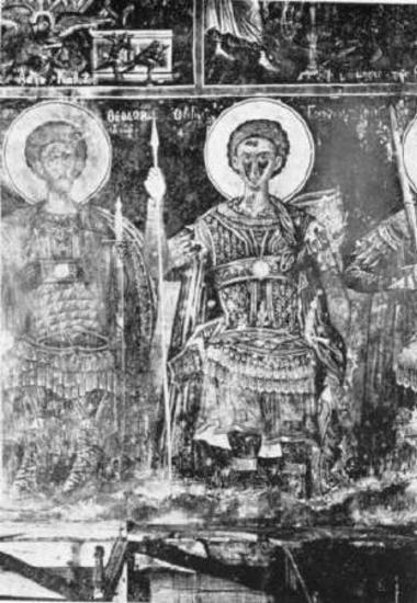 St Theodore Tiron and unidentified military saint