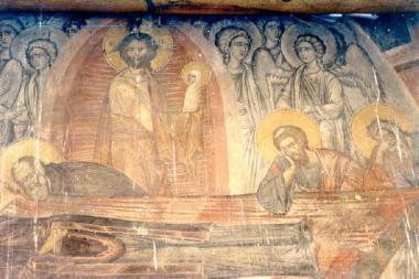 The Dormition of the Virgin (detail)
