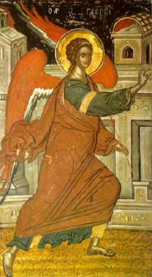 The Annunciation, Archangel Gabriel