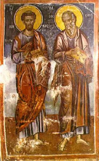 St Luke the Evangelist and St John the Theologian